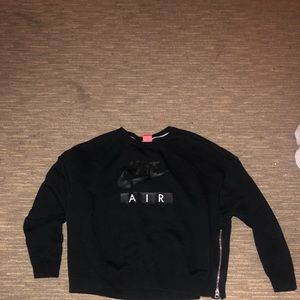 Nike air pullover sweater with side zipper